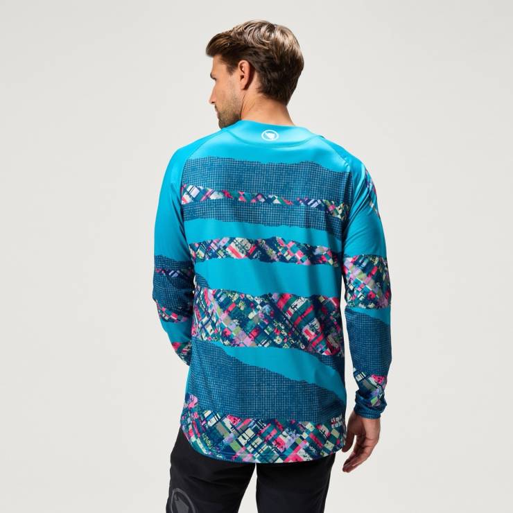 Koszulka Endura Patchwork L/S Printed LTD