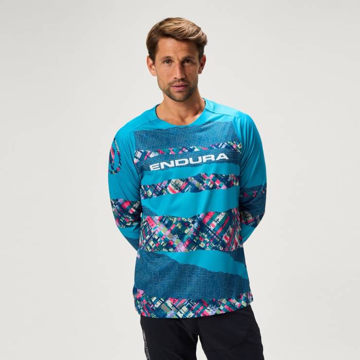 Koszulka Endura Patchwork L/S Printed LTD