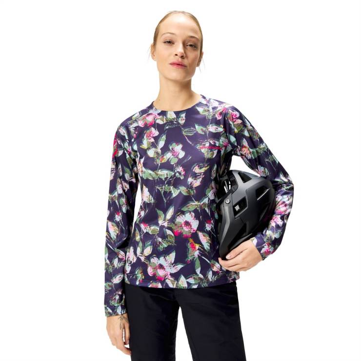 Damska koszulka Endura Floral Printed L/S Tee LTD