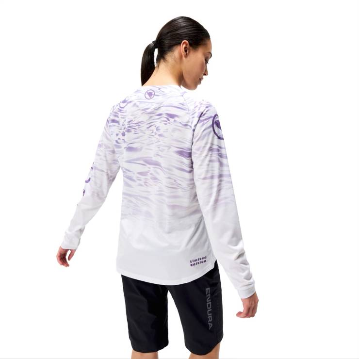 Damska koszulka Endura Marble Printed L/S Tee LTD