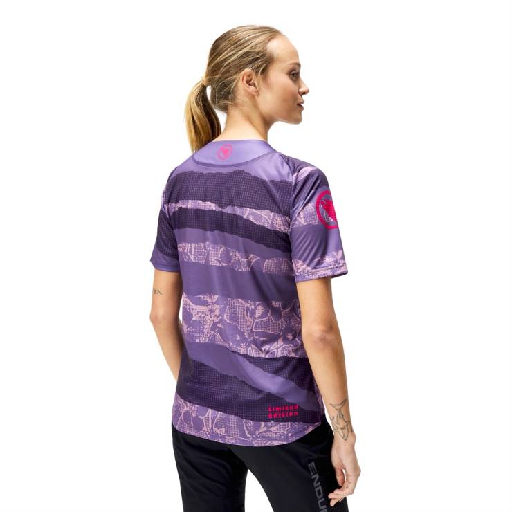 Damska Koszulka Endura Patchwork Printed S/S Tee LTD