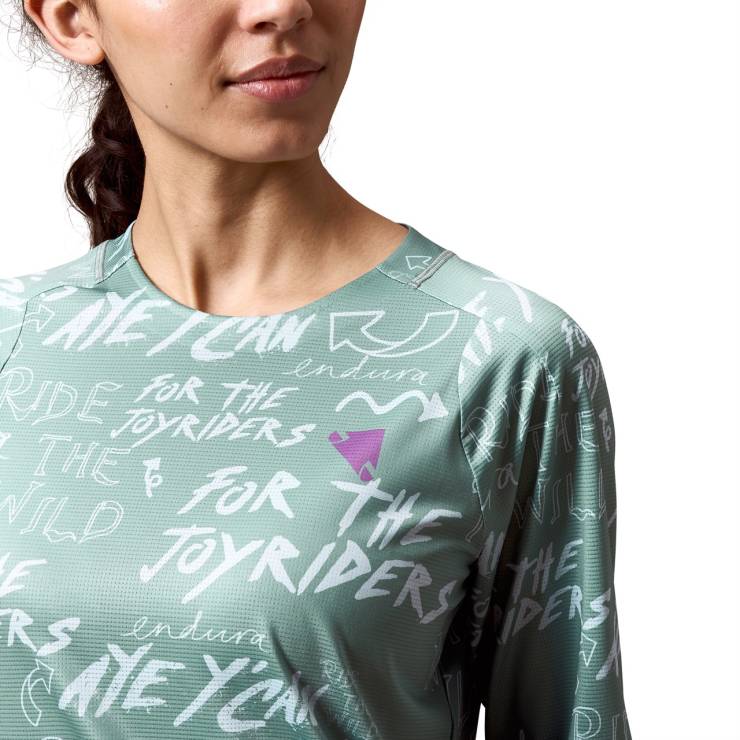 Damska koszulka Endura Singletrack L/S Print Tee (3)