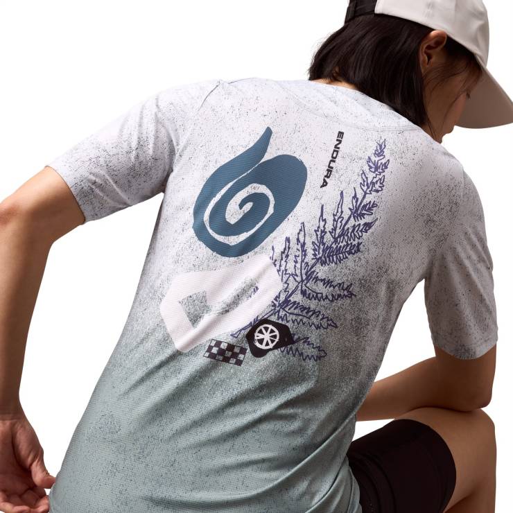 Damska Koszulka Endura Singletrack S/S Print Tee (4)
