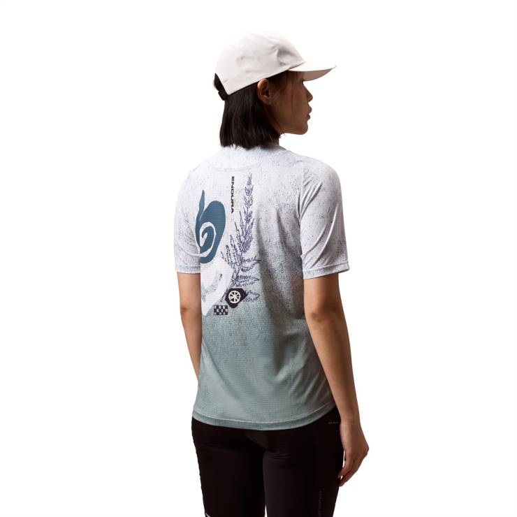 Damska Koszulka Endura Singletrack S/S Print Tee (2)