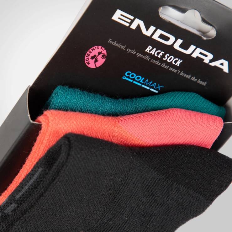 Damskie Skarpety Endura Coolmax® Race Sock (3-pak) (7)