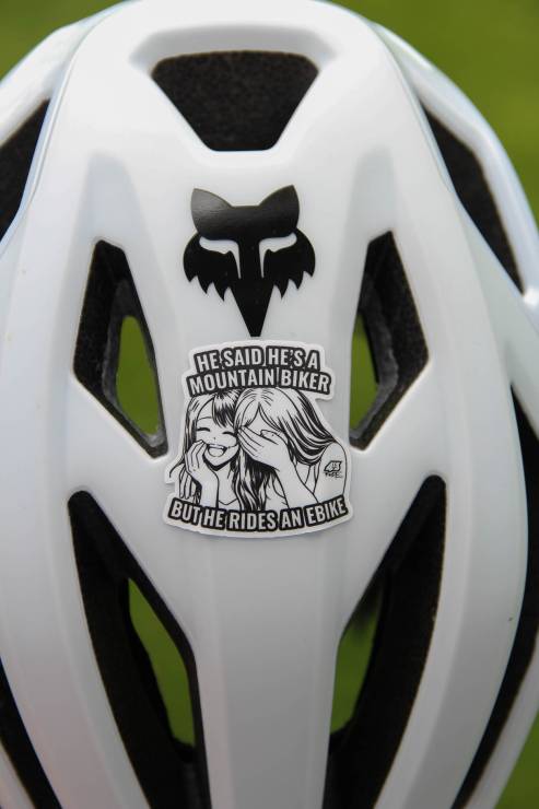 Naklejka 43Ride He said he is a mountain biker... Matowa (2)