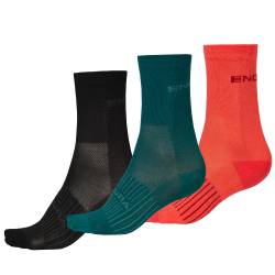 Damskie Skarpety Endura Coolmax® Race Sock (3pak)