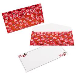 Koperta upominkowa na kartę podarunkową Premium  czerwona