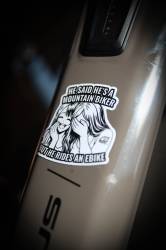 Obrazek 2 dla: Naklejka 43Ride "He said he is a mountain biker..." Połysk